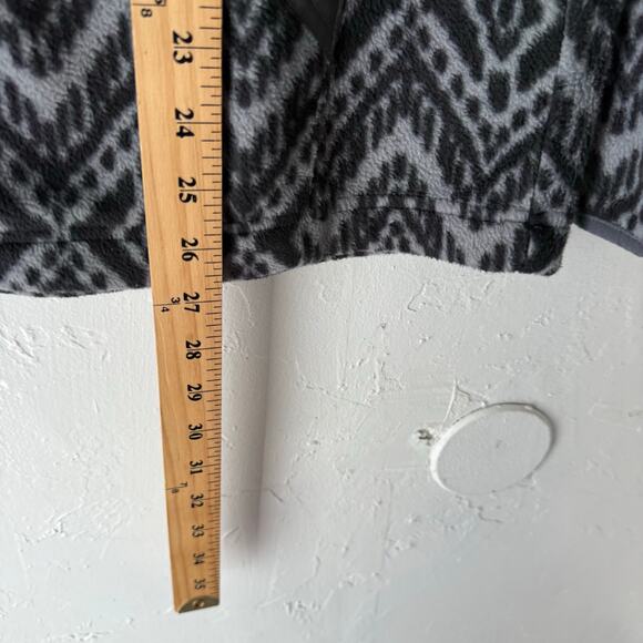 Hooey Men's Size Small Gray Aztec Half Zip Fleece Pullover Sweater - Picture 8 of 8